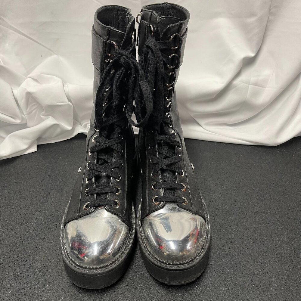 Killstar Nova Mid-Calf Platform Boots Sz 10